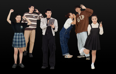 Full body 3D character dataset